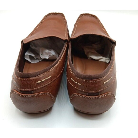 Sonoma Ortholite Eco Men’s Slip On Shoes Size 11.5 Wide Leather Topsides - Picture 4 of 11